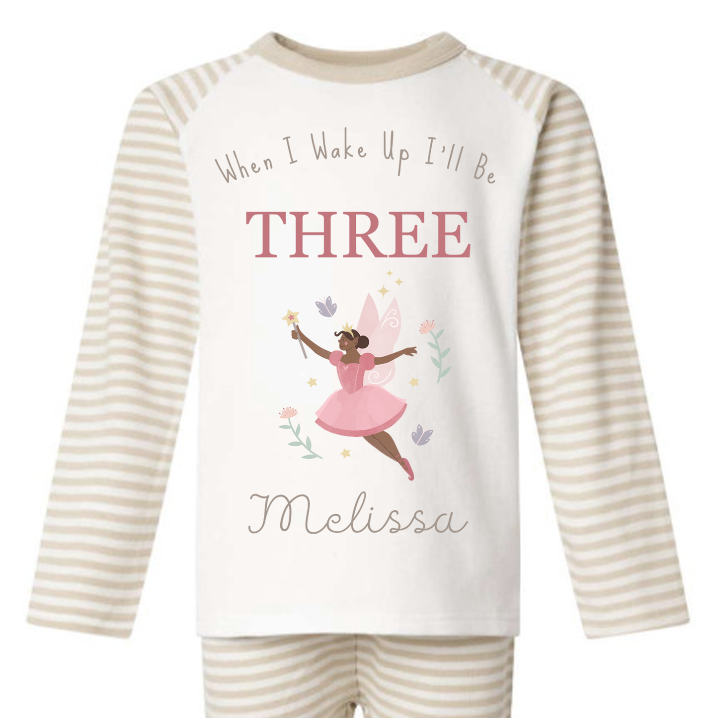 Personalised Birthday Pyjamas - Fairy Design