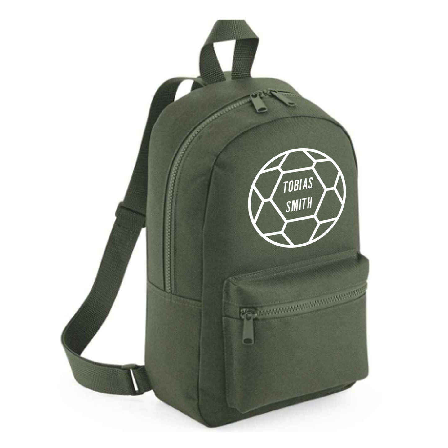 Personalised Kids 7L Backpack - Football Design