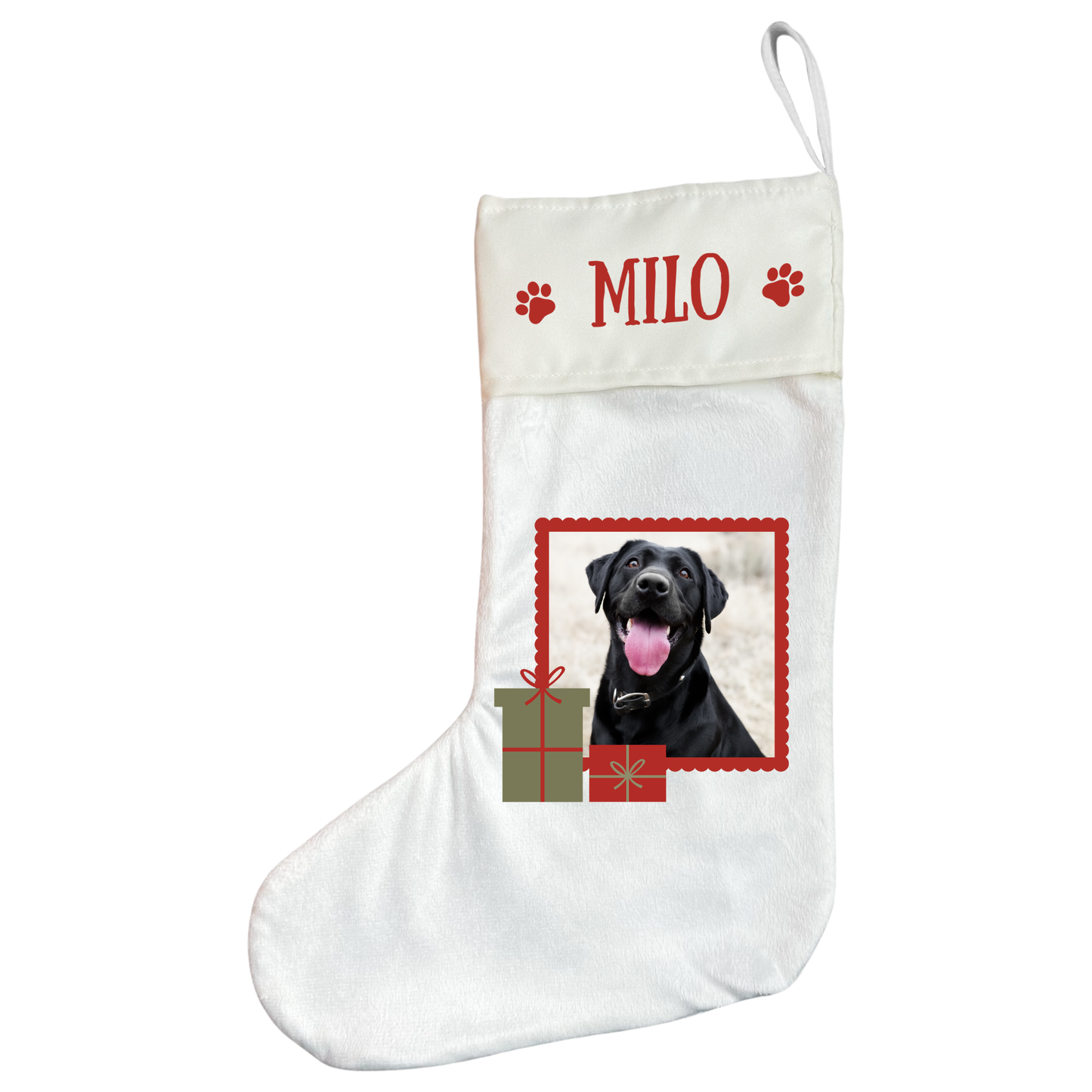 Personalised Pets Christmas Treats Stocking