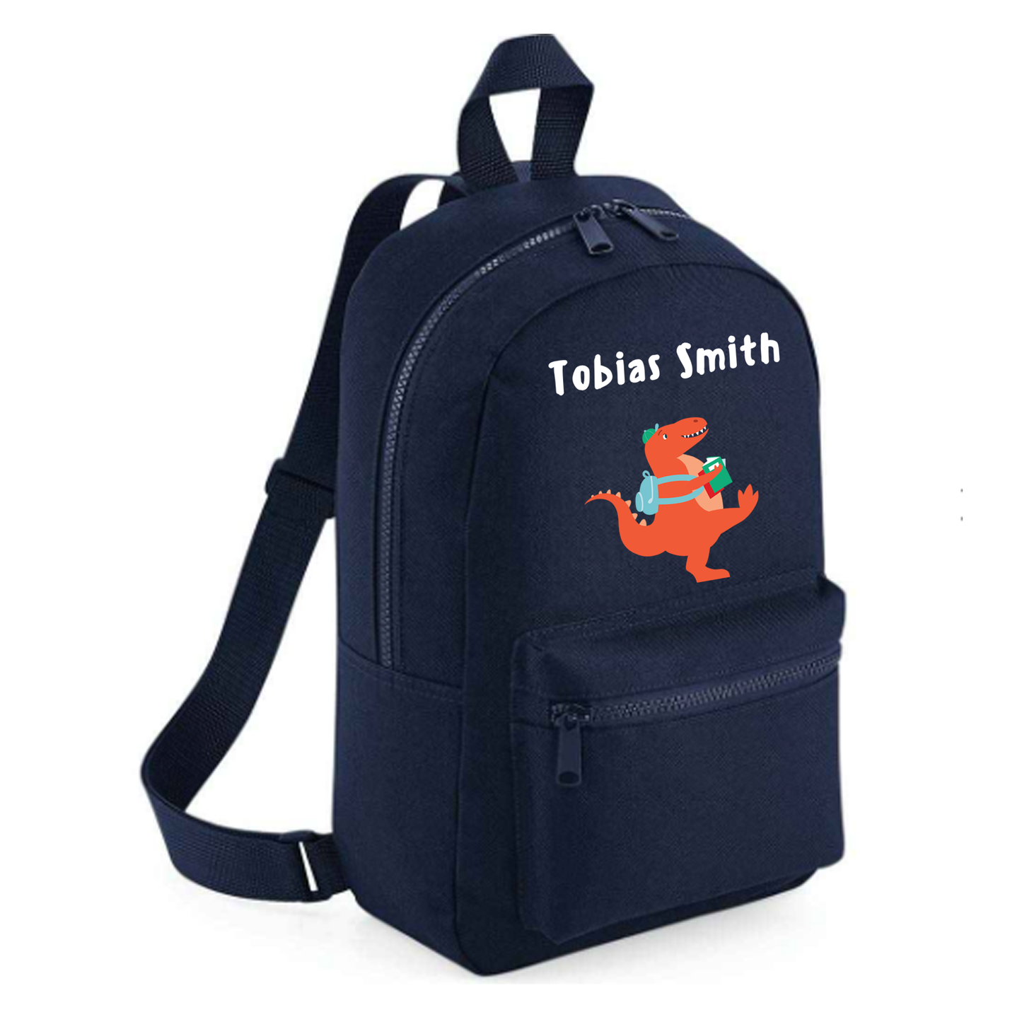 Personalised Kids 7L Backpack - Dinosaur Design