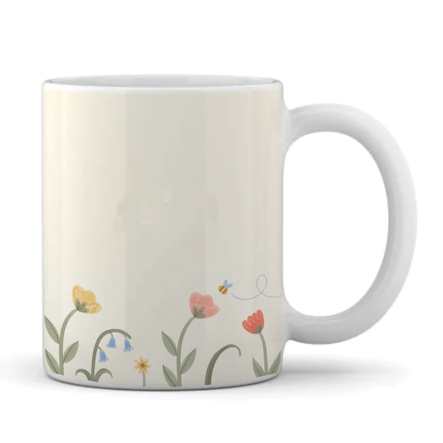 Personalised Mug - For Her - Floral Design