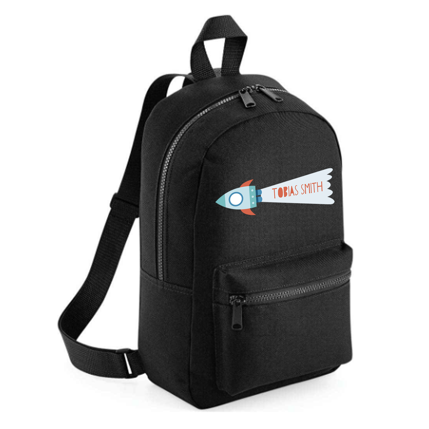Personalised Kids 7L Backpack - Rocket Design
