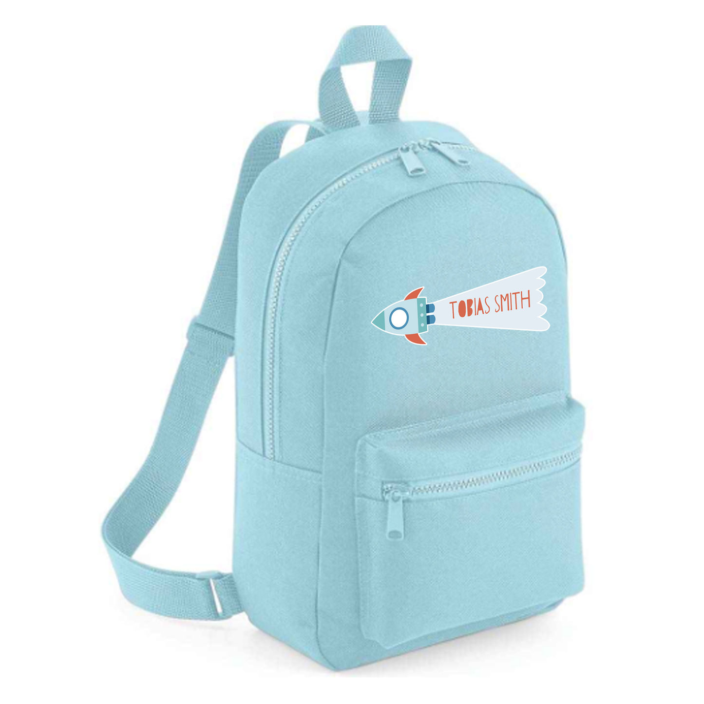 Personalised Kids 7L Backpack - Rocket Design