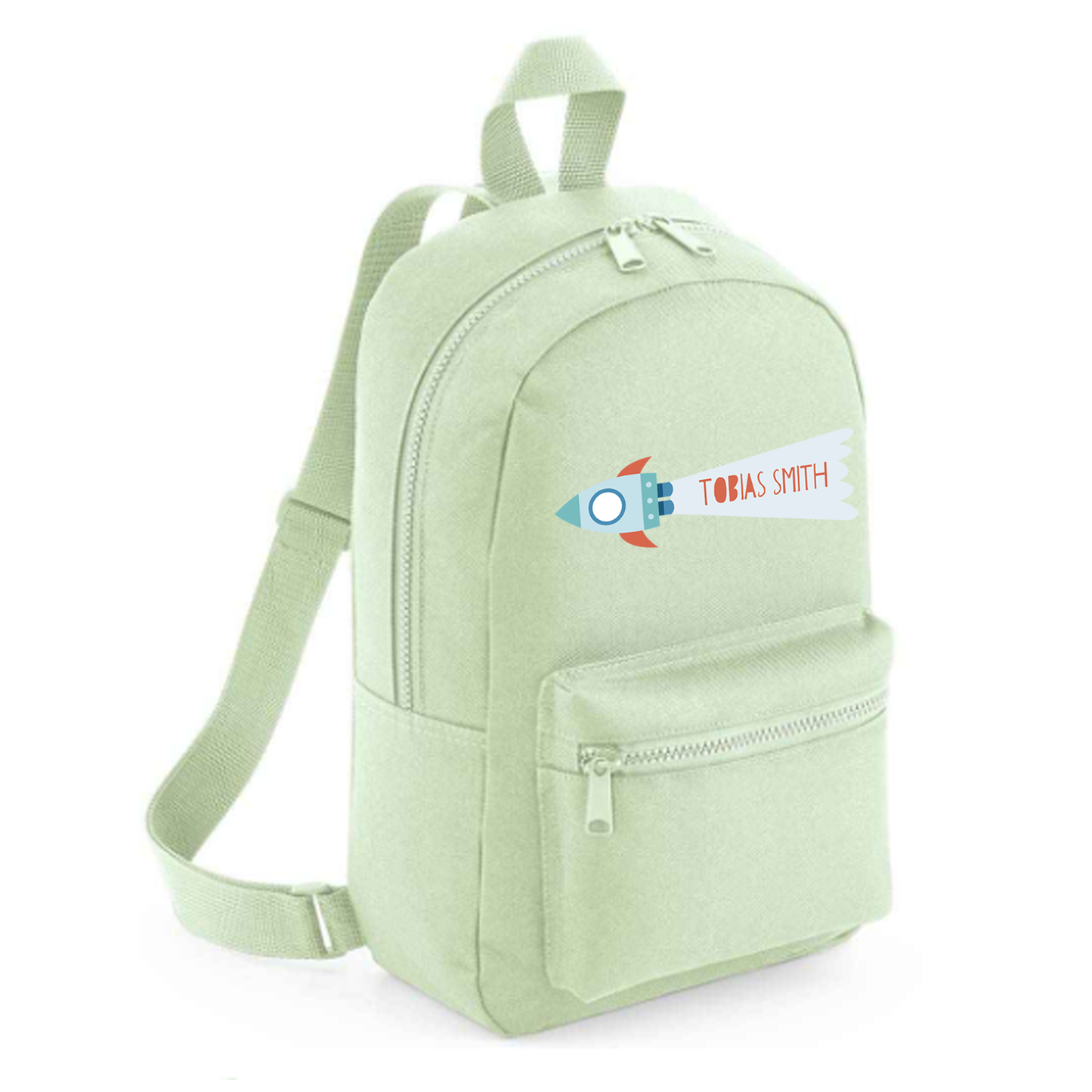 Personalised Kids 7L Backpack - Rocket Design