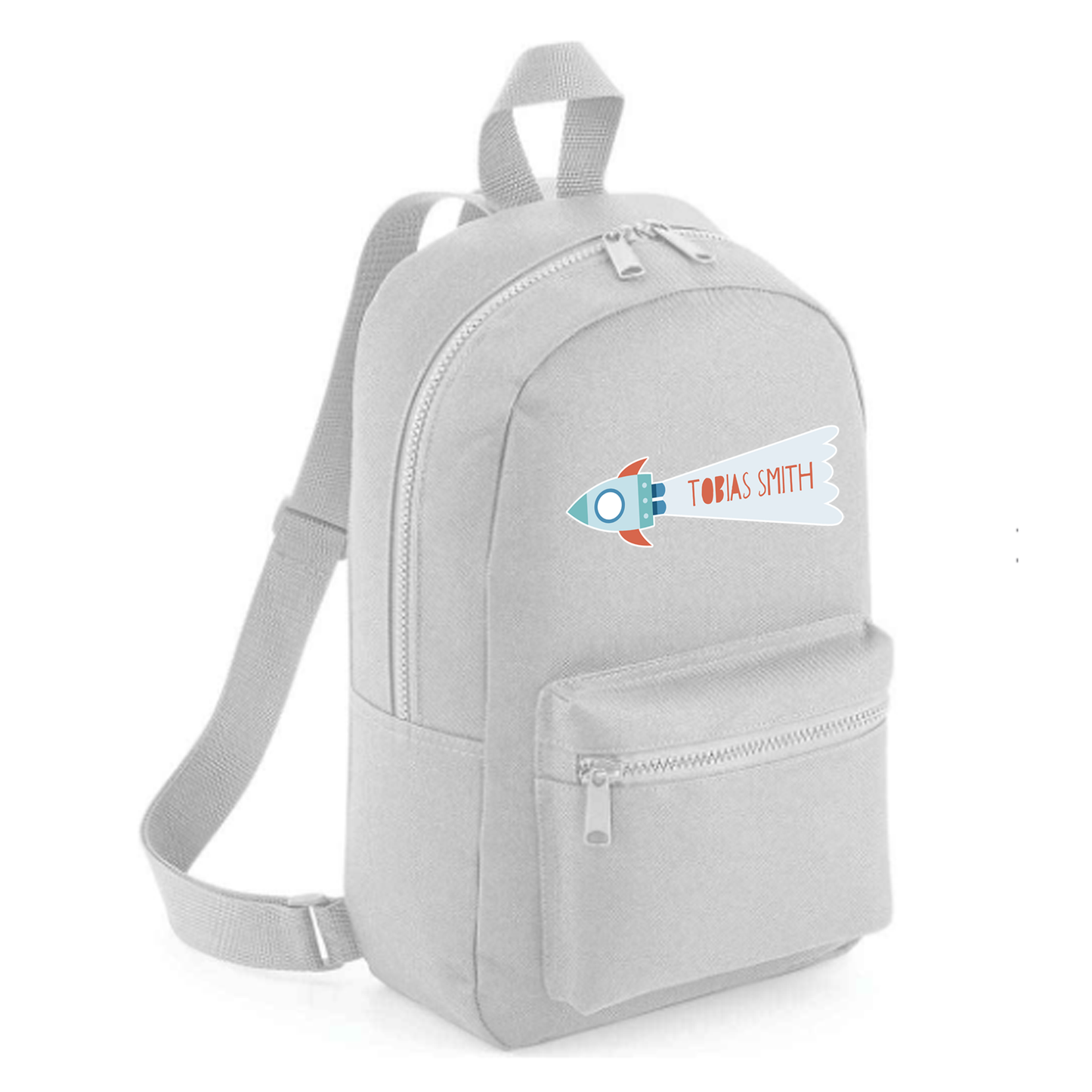 Personalised Kids 7L Backpack - Rocket Design
