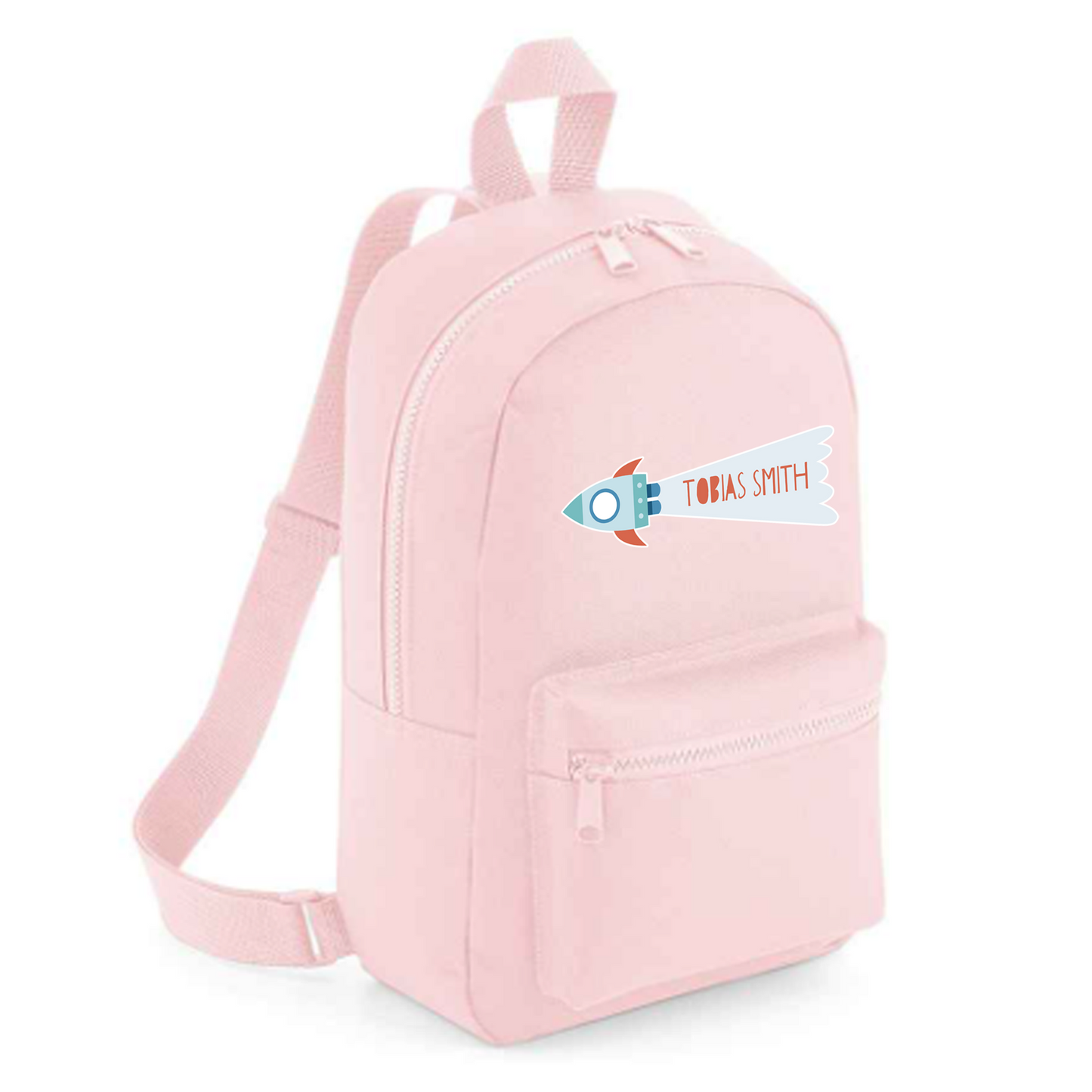 Personalised Kids 7L Backpack - Rocket Design