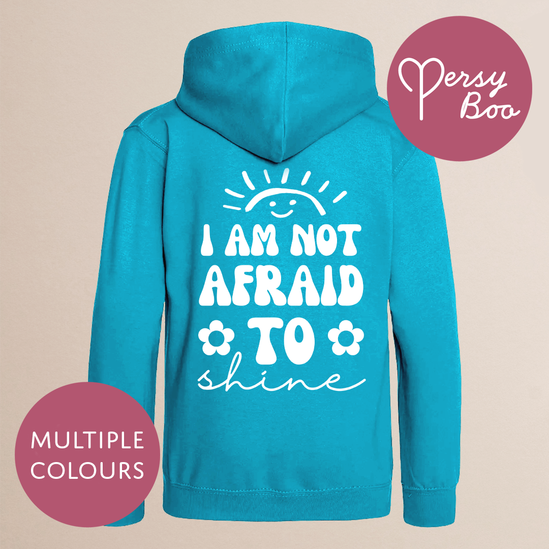 I am not afraid to shine Kids Hoodie - Kids