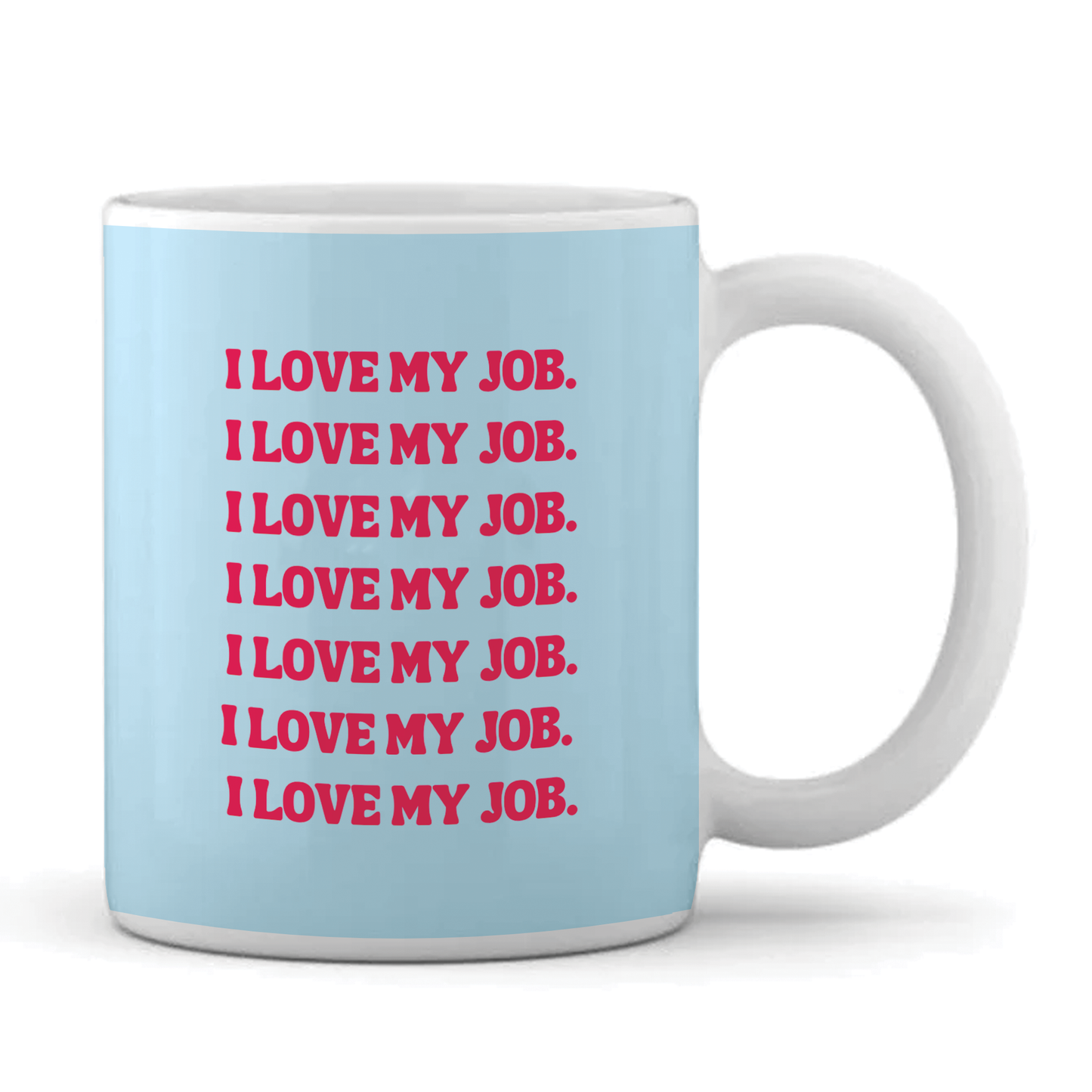 Personalised Work Mug - Funny Quotes - Emotional Support Mug Design