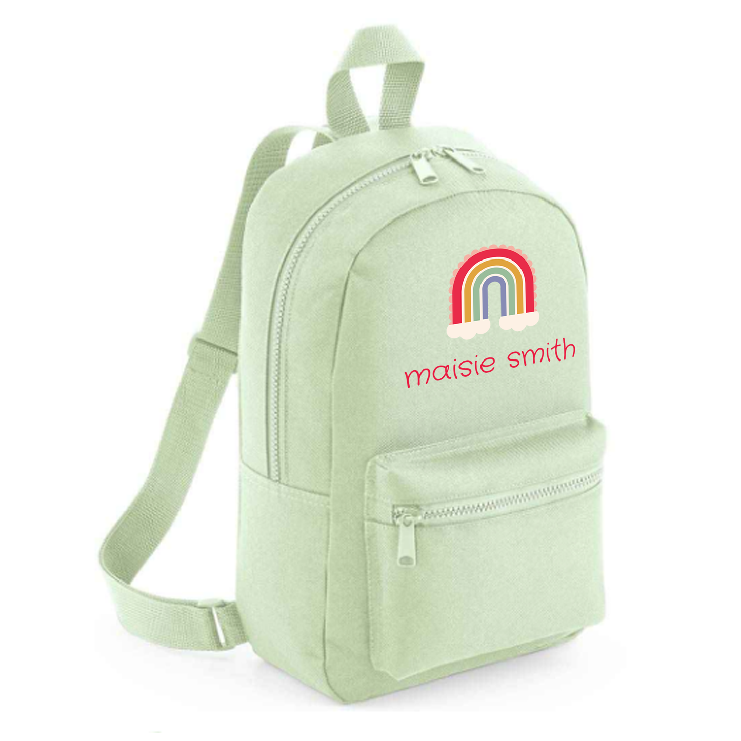 Personalised Kids 7L Backpack - Rainbow Design