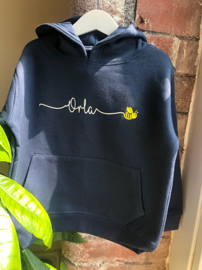 Personalised Bee Hoodie - Kids