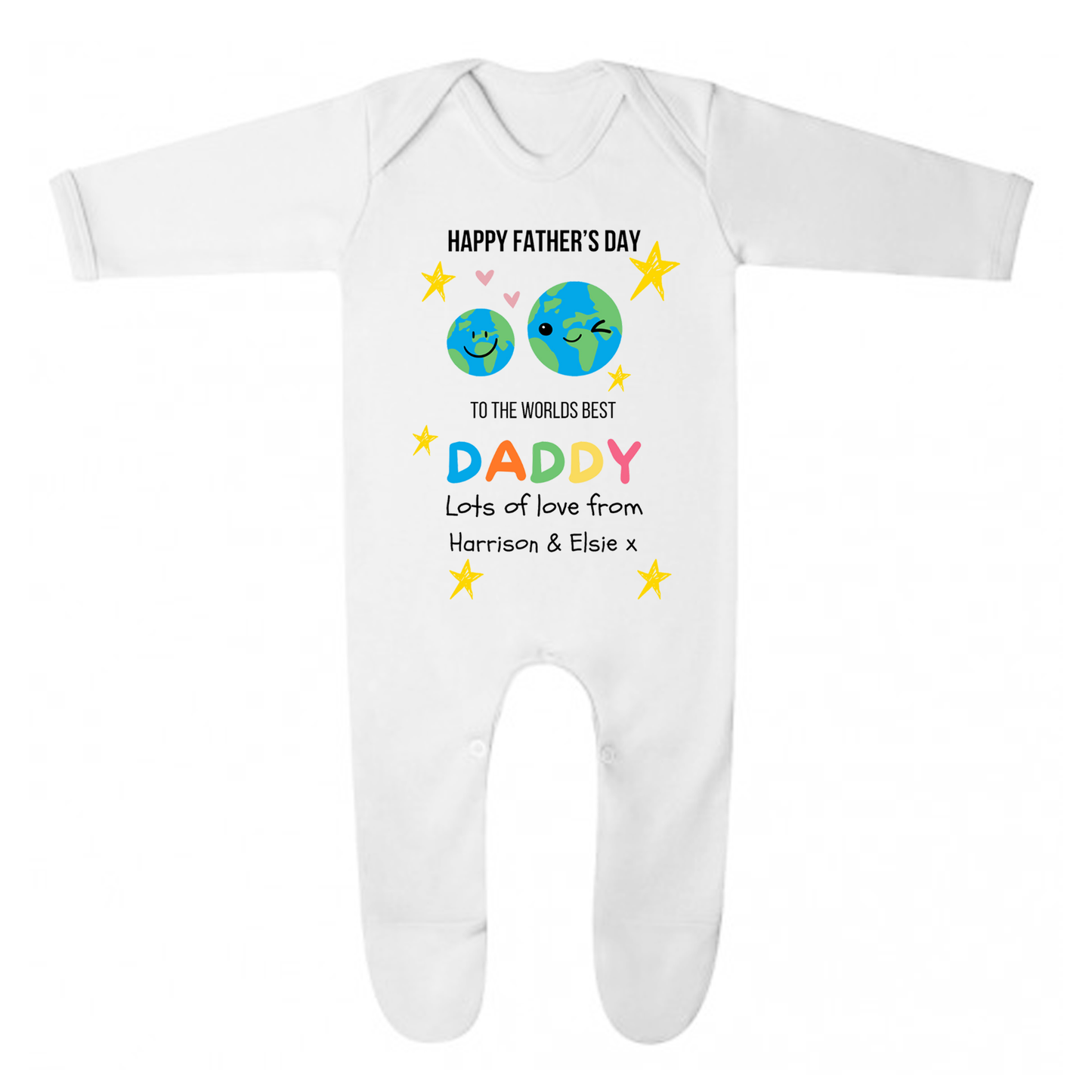 Daddy World Baby grow & Vest - Fathers Day
