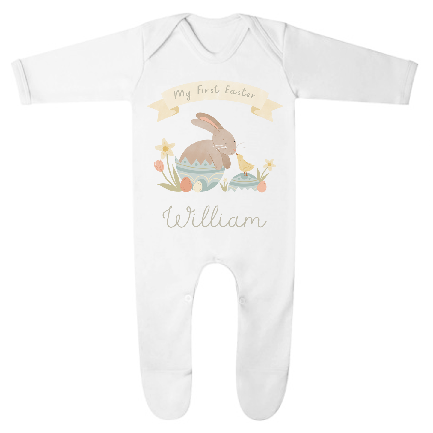My First Easter - Personalised Baby Grow