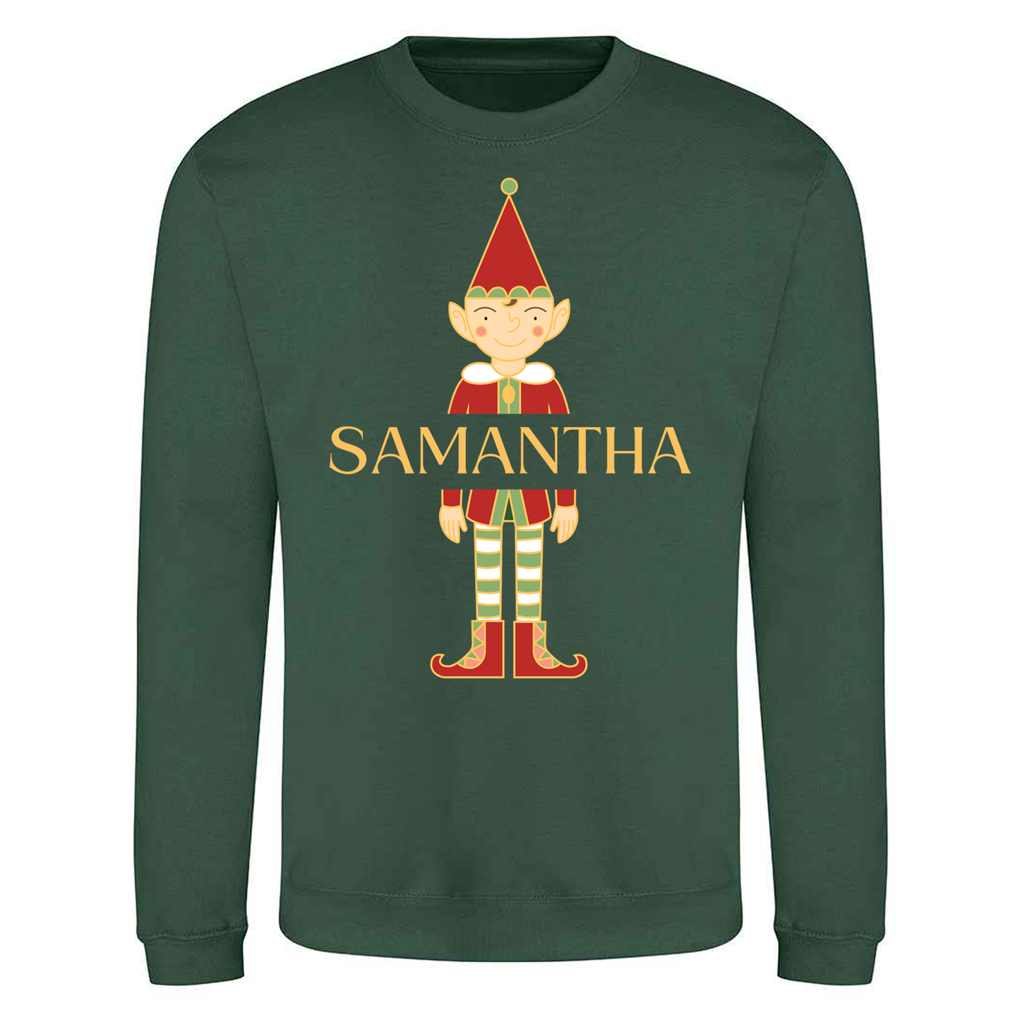 Elves Design - Personalised - Christmas Sweatshirt / Jumper