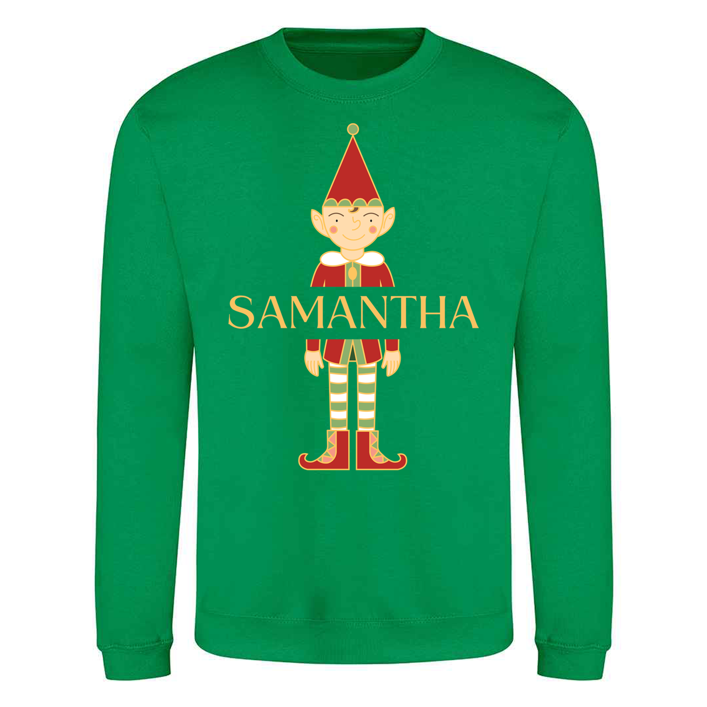 Elves Design - Personalised - Christmas Sweatshirt / Jumper