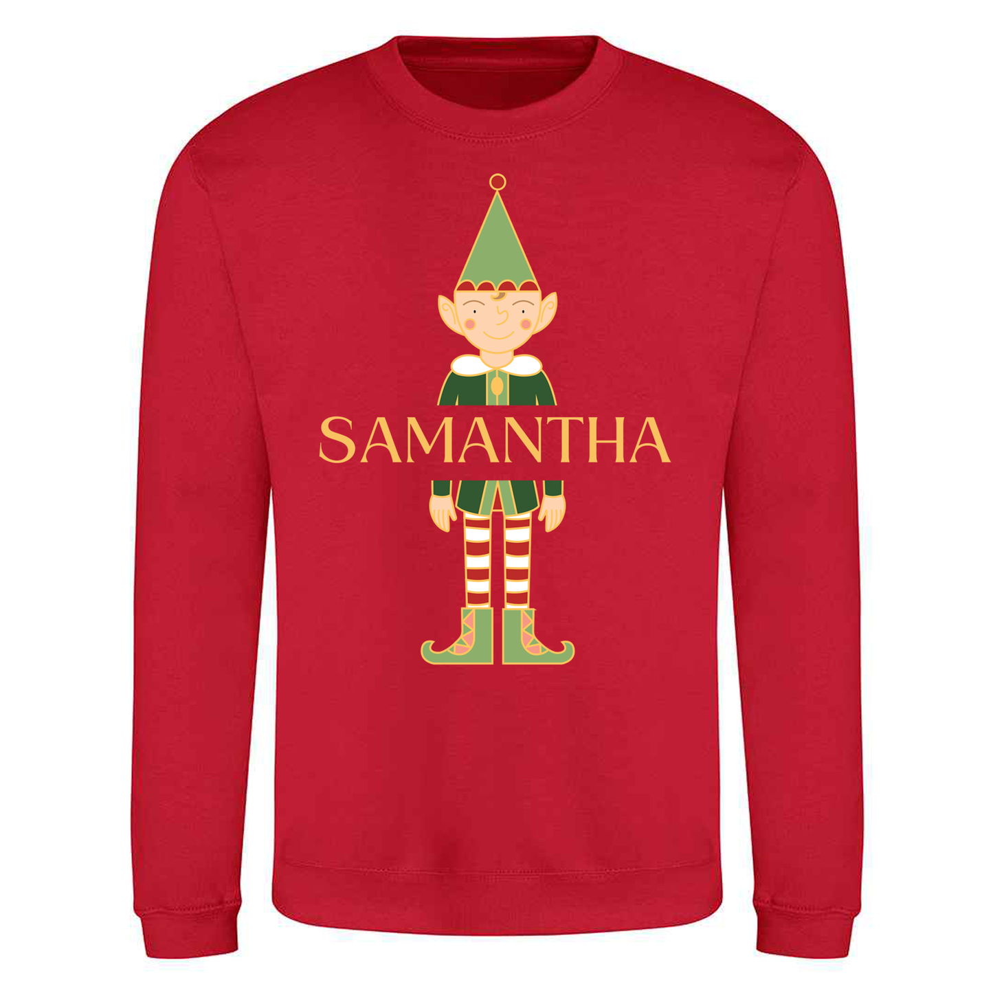 Elves Design - Personalised - Christmas Sweatshirt / Jumper