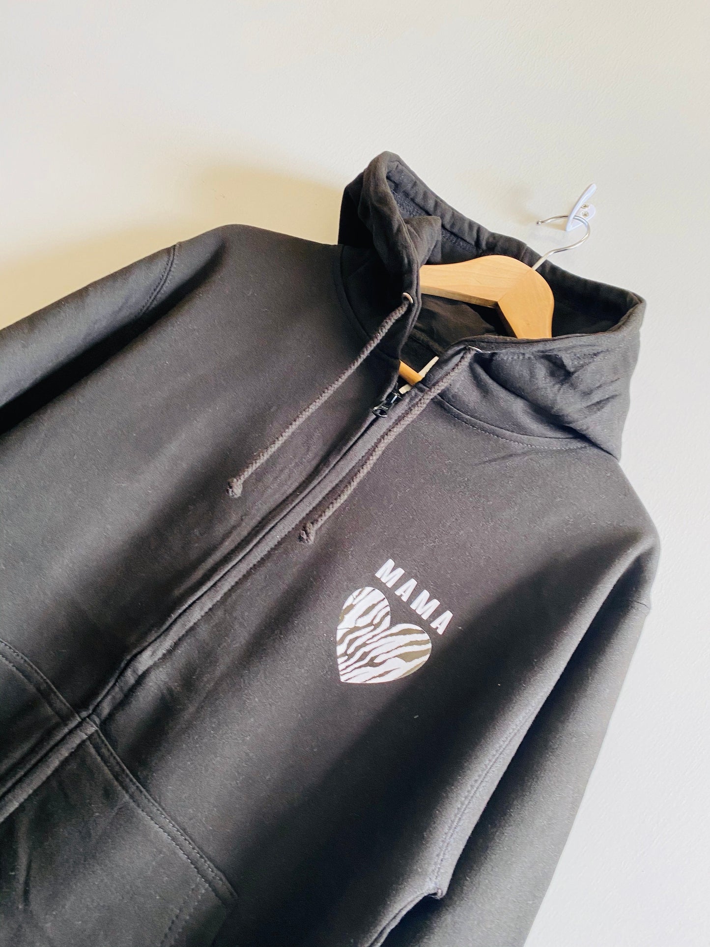 Zip up mama hoodie