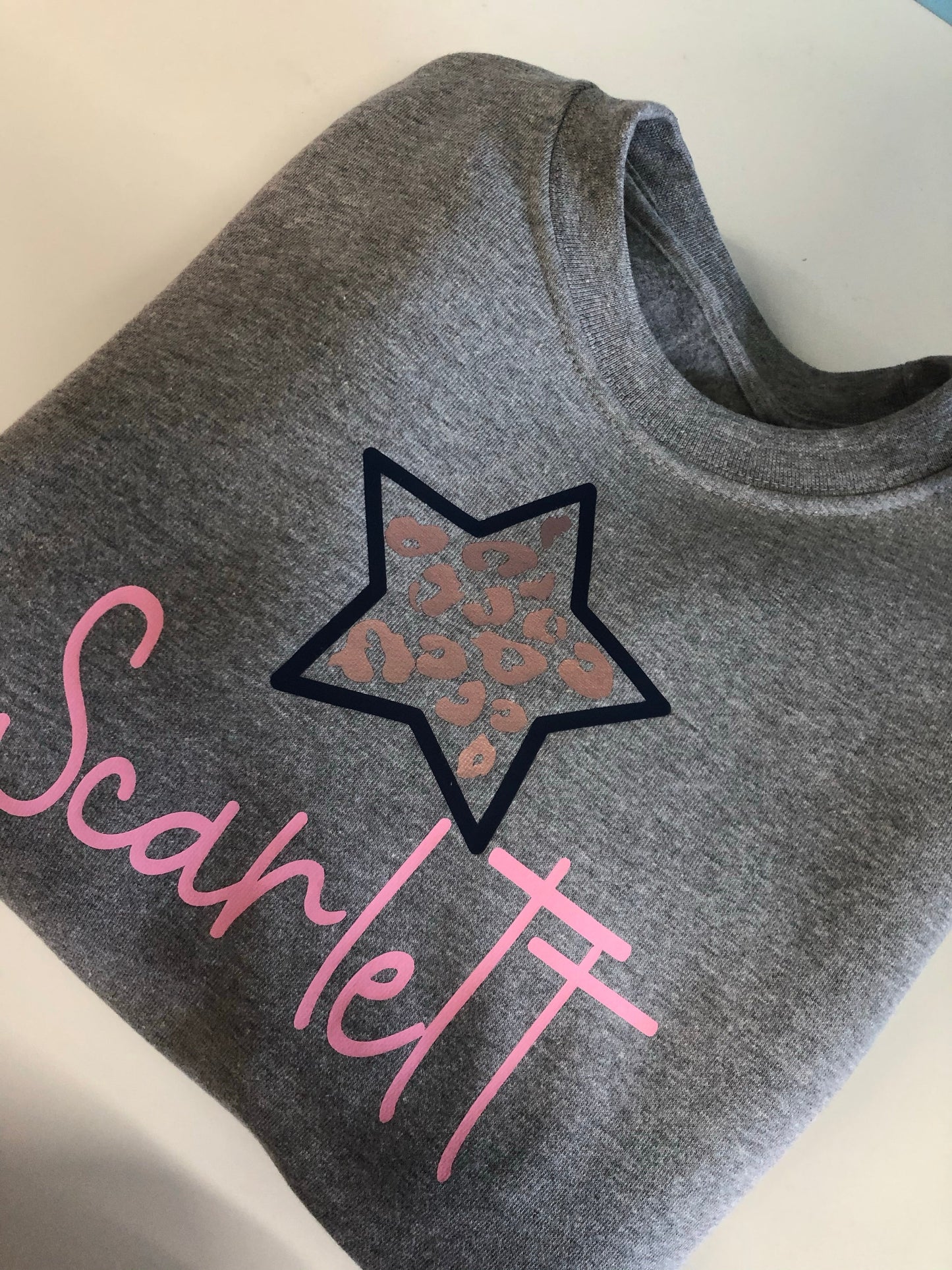 Leopard star jumper - Kids