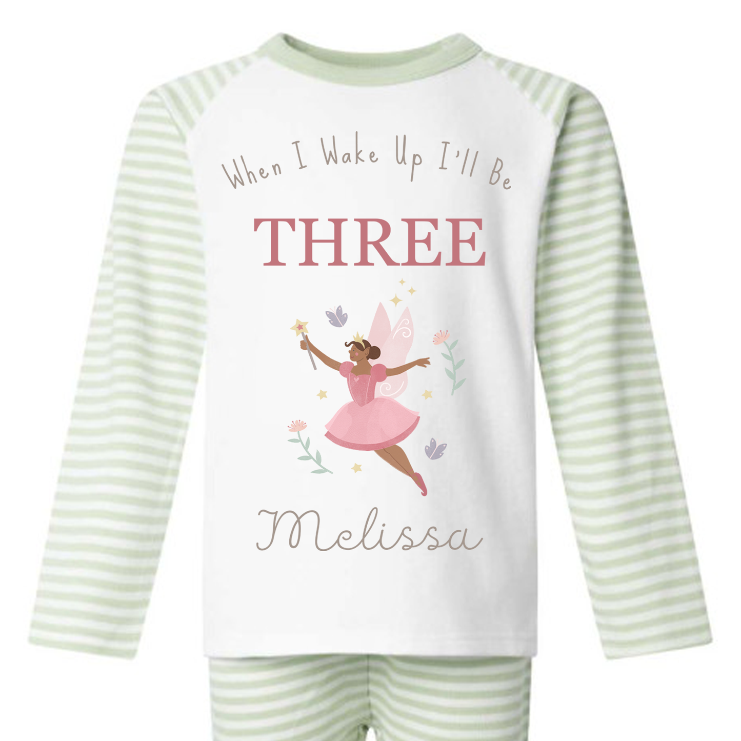 Personalised Birthday Pyjamas - Fairy Design