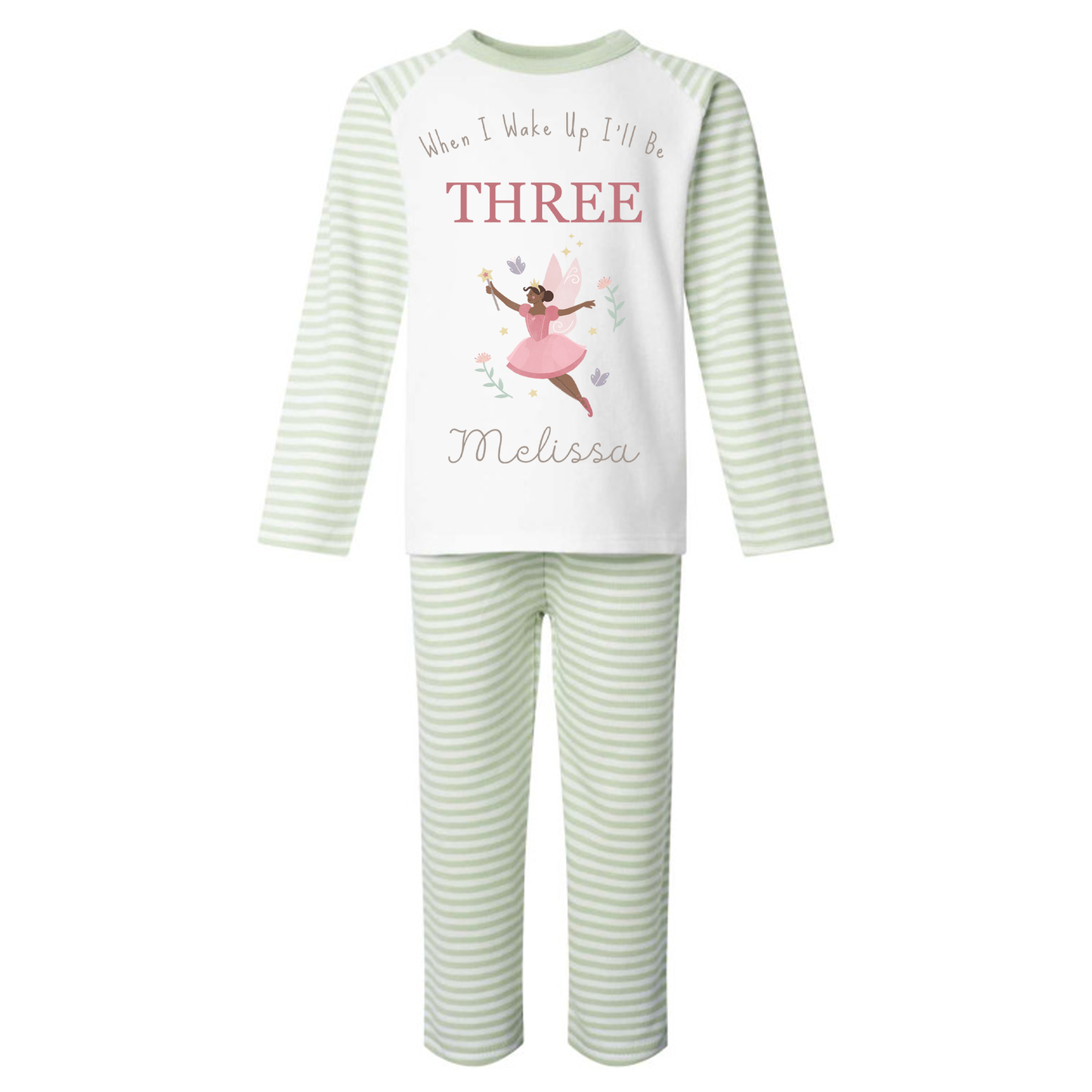 Personalised Birthday Pyjamas - Fairy Design