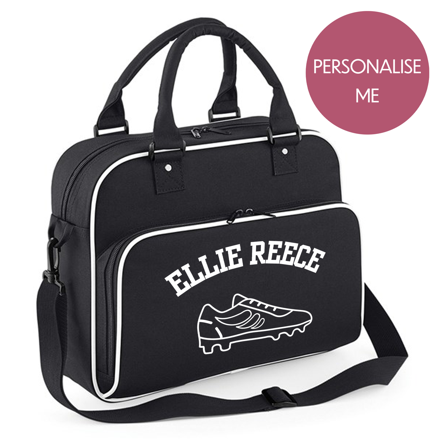 Personalised Kids Unisex Kit Bag - Custom Football Boot Bag for Boys, Sports, Gym Bag With Name, Girls Dance Gymnastics Bag