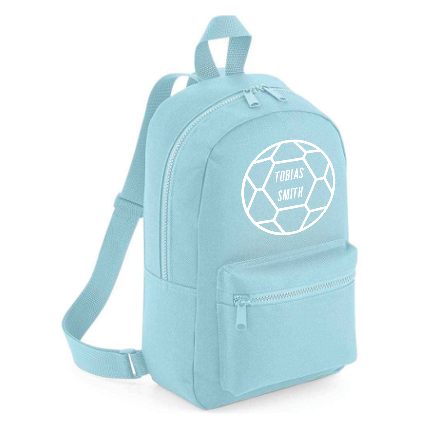 Personalised Kids 7L Backpack - Football Design
