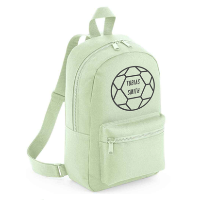 Personalised Kids 7L Backpack - Football Design