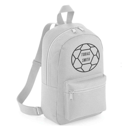 Personalised Kids 7L Backpack - Football Design