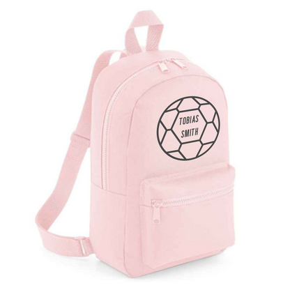 Personalised Kids 7L Backpack - Football Design