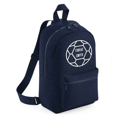Personalised Kids 7L Backpack - Football Design