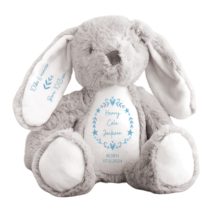 Personalised Newborn Baby Bunny Teddy