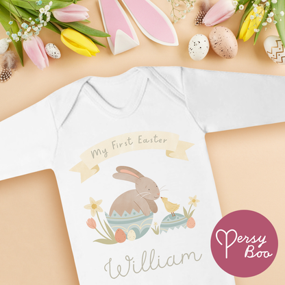 My First Easter - Personalised Baby Grow