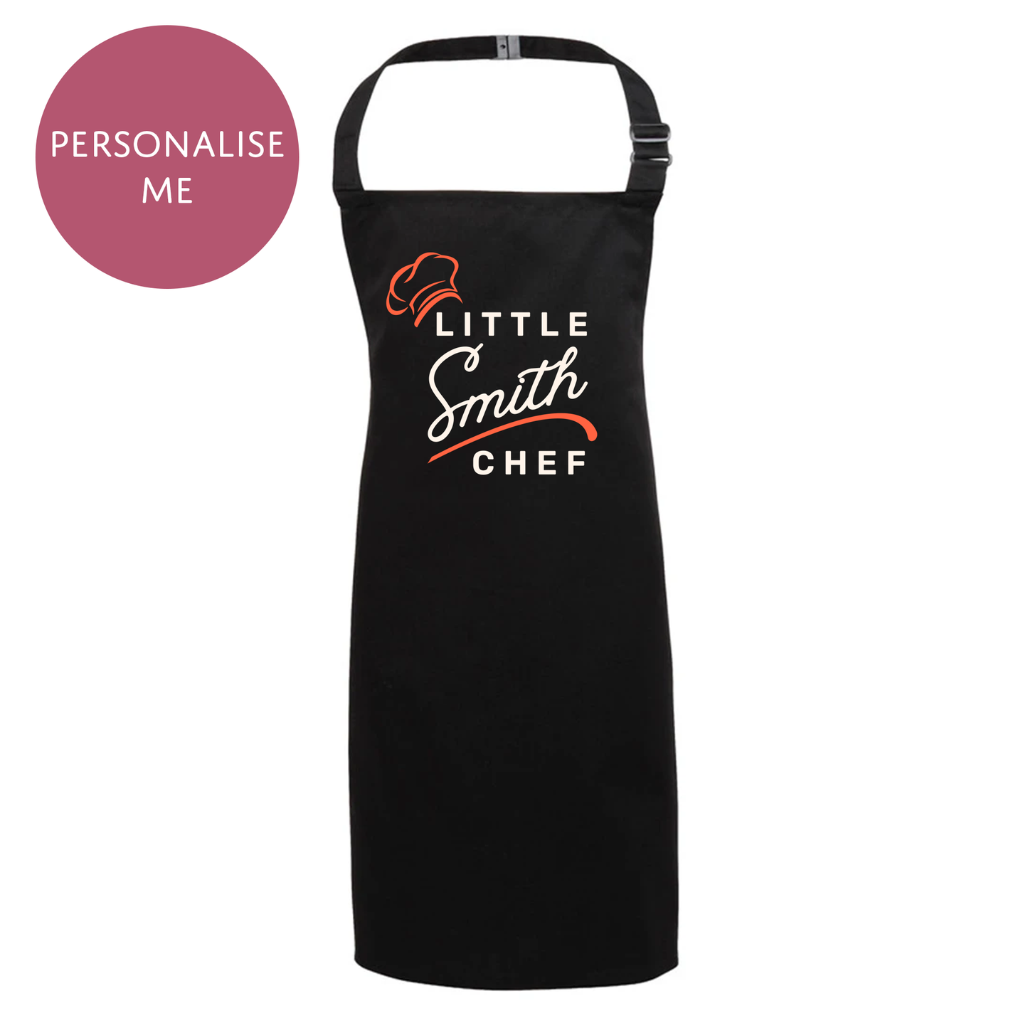 Personalised Little Chef Kids Apron - Retro Diner Childrens' Foodie Gift