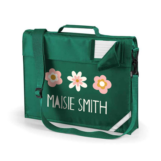 Flower Design - School Bag