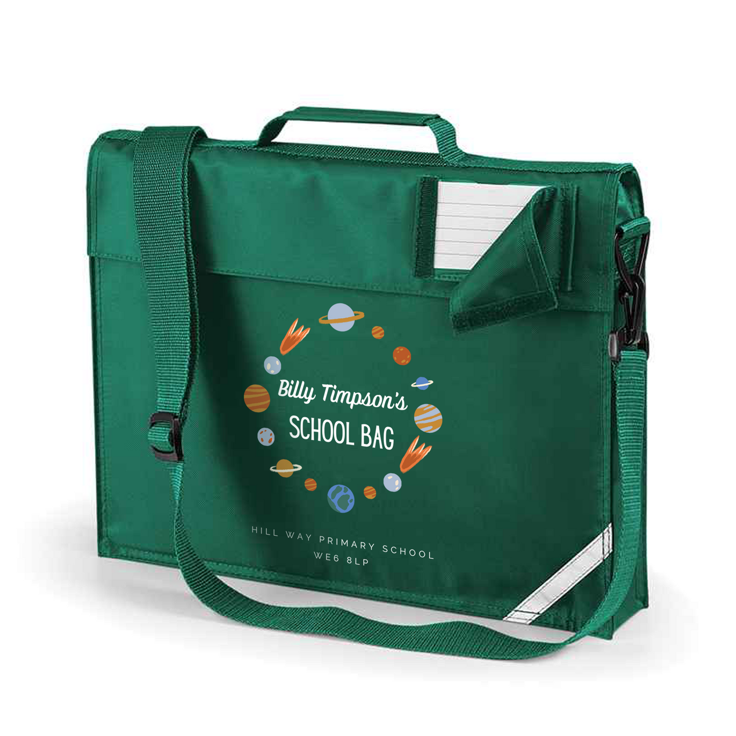 Solar System - Personalised - School Bag