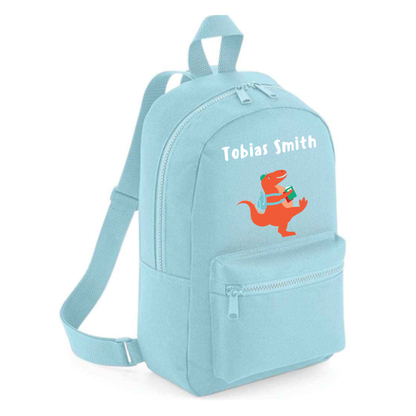 Personalised Kids 7L Backpack - Dinosaur Design