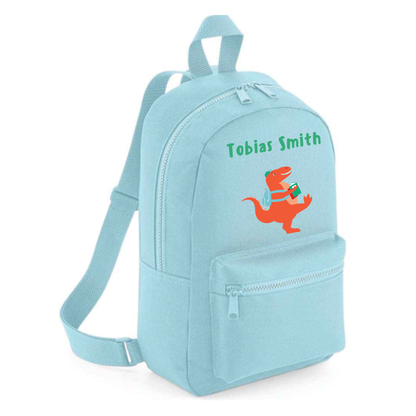 Personalised Kids 7L Backpack - Dinosaur Design