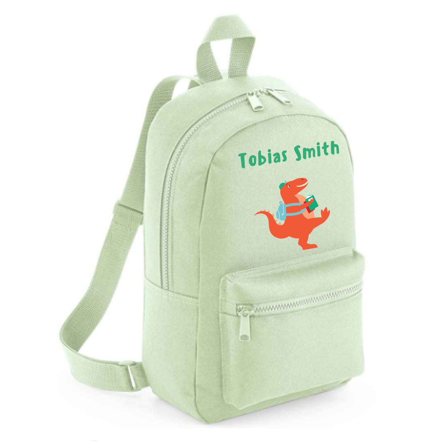 Personalised Kids 7L Backpack - Dinosaur Design