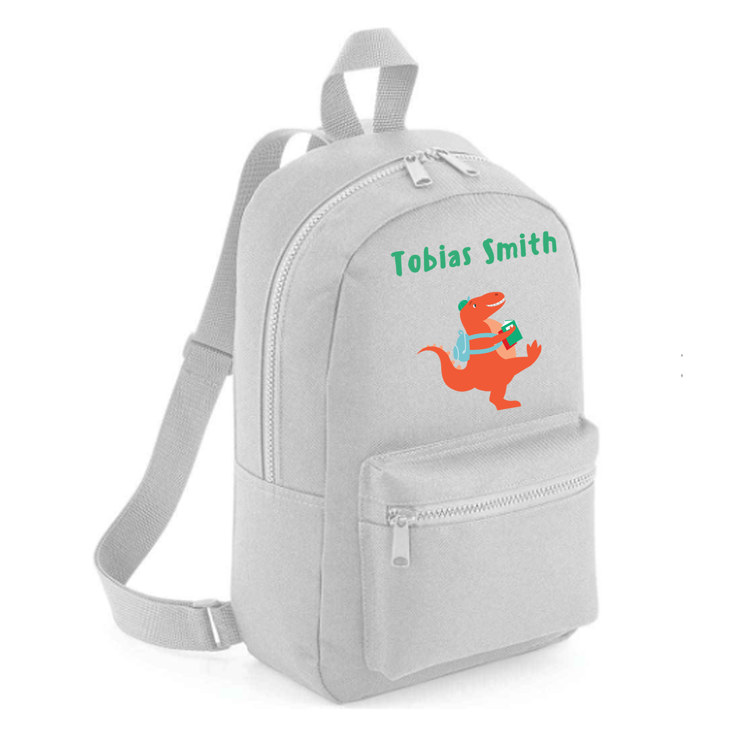 Personalised Kids 7L Backpack - Dinosaur Design