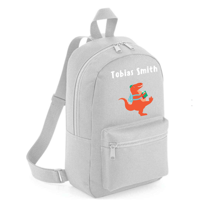 Personalised Kids 7L Backpack - Dinosaur Design