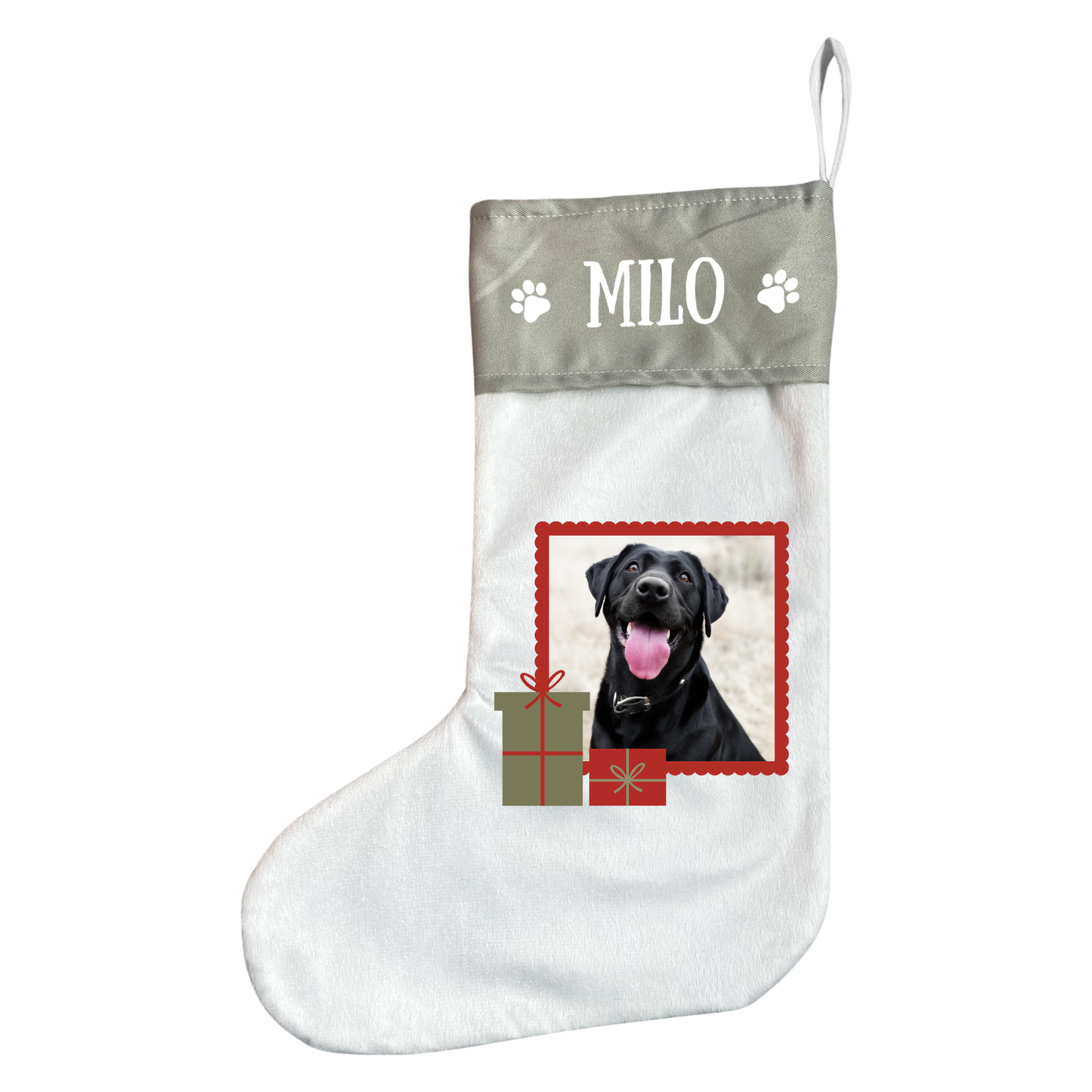 Personalised Pets Christmas Treats Stocking