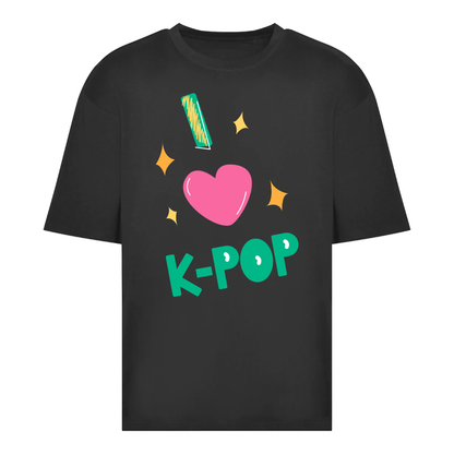 K-Pop Inspired Oversized Kids T-shirt - Trending Quote Top For Children