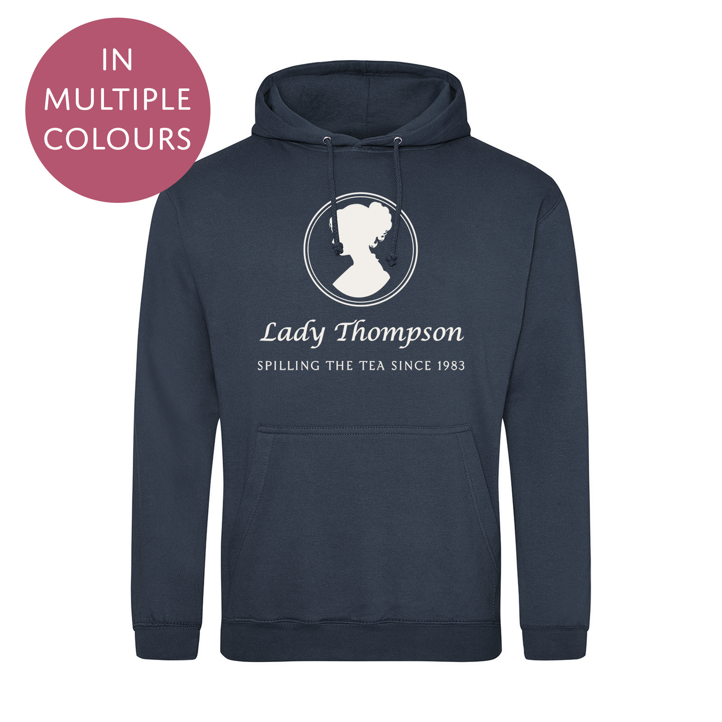 Personalised Bridgerton Inspired Birth Year Hoodie / Sweatshirt - Lady Add Your Name Jumper for Adults - Mutliple Colours
