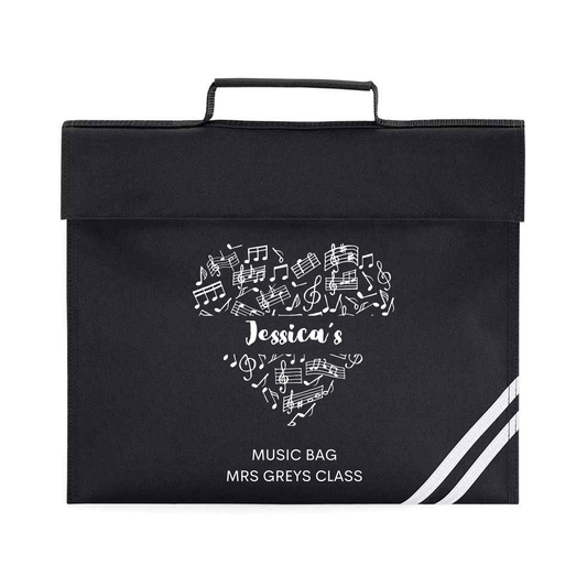 Personalized Heart of Music Bag