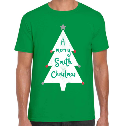 Christmas Tree - Personalised - Christmas T-shirt