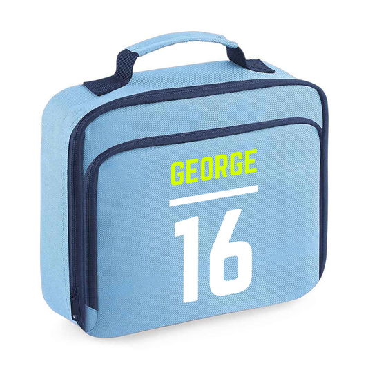 Personalised Football Number - Lunch Bag