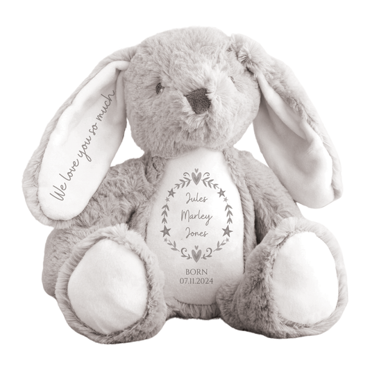 Personalised Newborn Baby Bunny Teddy