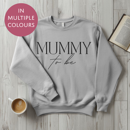 Mummy To Be Sweater - Elegant - Baby Shower Announcement Gift - Custom Mothers Day Jumper