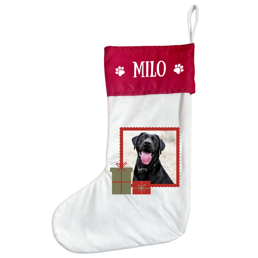 Personalised Pets Christmas Treats Stocking