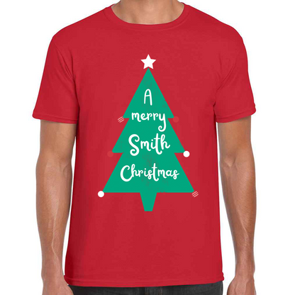 Christmas Tree - Personalised - Christmas T-shirt