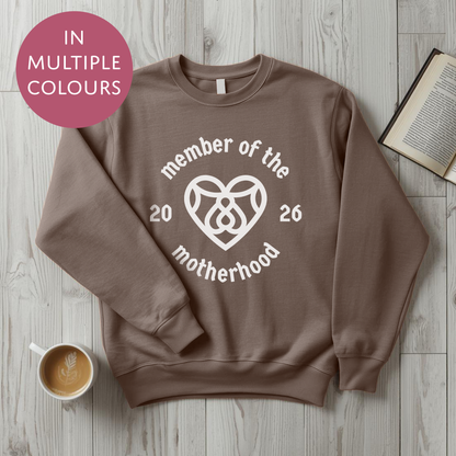 Personalised Motherhood Club Sweater With Custom Year - Cool Cult Mothers Day Gift For Mum